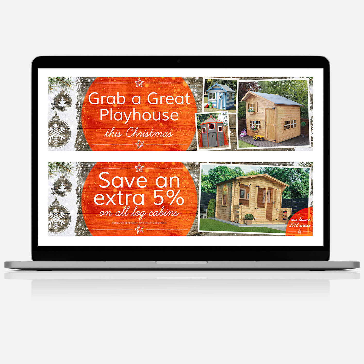 Waltons Sheds Website Banners